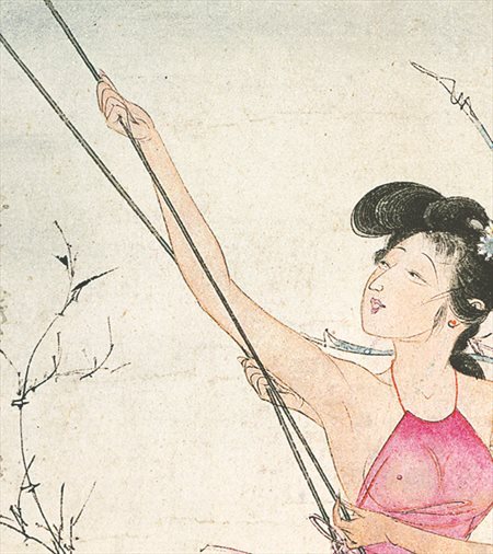 雄县-胡也佛的仕女画和最知名的金瓶梅秘戏图